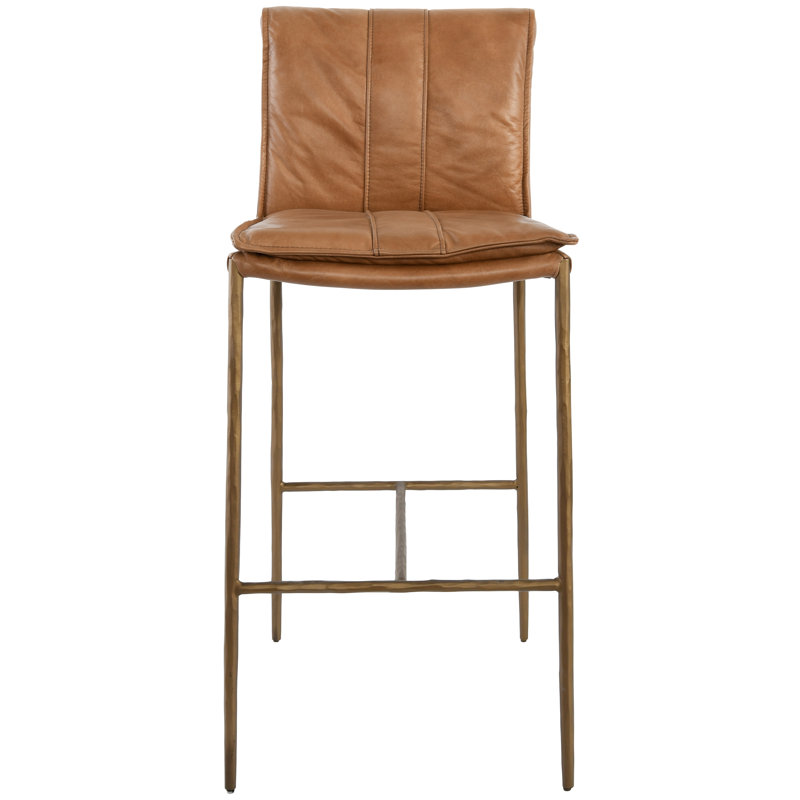 Mayer 26 Counter Stool Antique Brown, Bar Stool (31" Seat Height), Tan