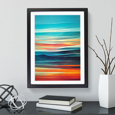 Sunset No.5 1 Piece Single Picture Frame Wall Art