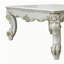 Table basse en perle antique avec pieds en volute