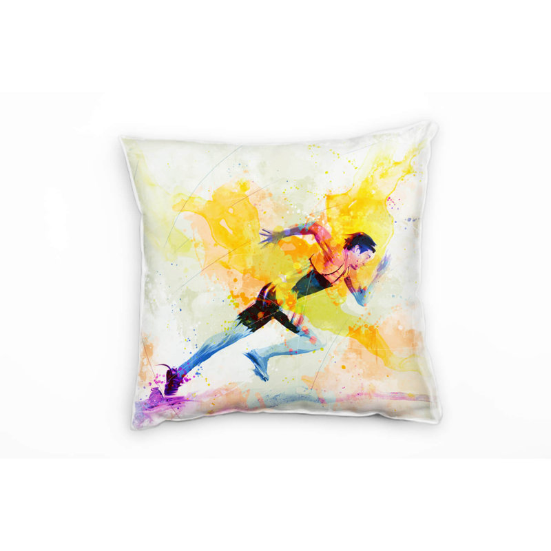 Running Square Cushion