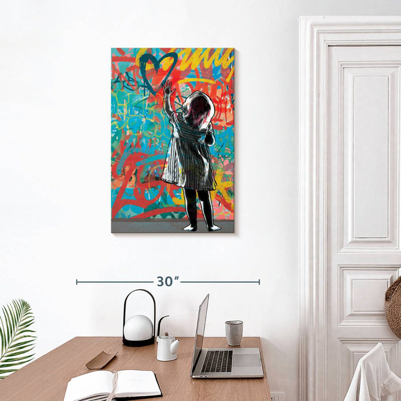 Leisha Urban Child Portrait, 30" H x 20" W