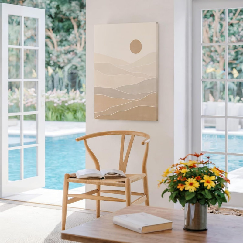 Impression sur toile Boho Warm Tone Desert Sunset, 32 po x l 24 po