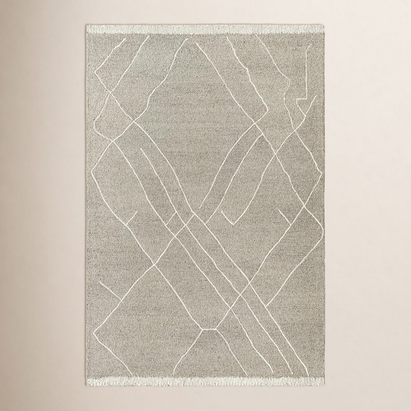 Tapis rectangulaire en laine Peregrina, Rectangle 8 pi x 10 pi