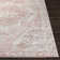 Amora Oriental Pink/White Area Rug