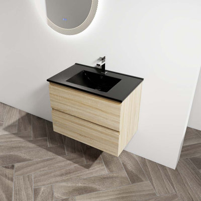 Dirks 30'' Single Bathroom Vanity with Ceramic Top