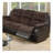 Motion Recliner Chair 1Pc Glider Rocker Recliner Living Room Furniture Chocolate Padded Suede Living Room