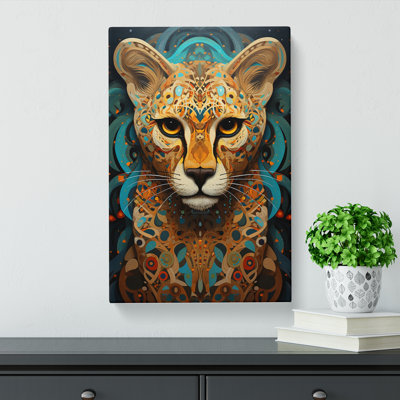 Cheetah Tachisme Art - Print