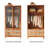 Simple Solid Wood Rattan Wardrobe