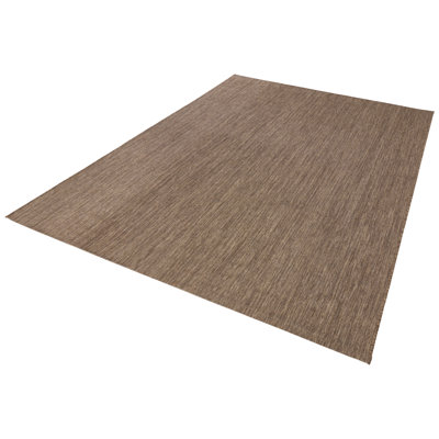 Meadow Flatweave Brown Rug