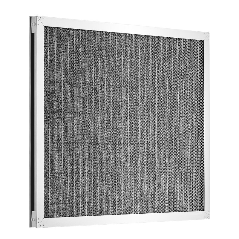 Electrostatic Air Filter, 16X20x1 Inch Washable And Reusable Aluminum AC/HVAC Furnace Filter, MERV 8 Long Lifetime, Home Or Office (Actual Size: 15.5 X 19.75 X 0.82 In)