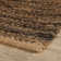 Striped Black/Natural Handwoven Jute Rug