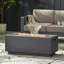 Foyer rectangulaire en béton 40 ", 40 000, gris - foyer d'extérieur pour transformer vos nuits froides-2035433703
