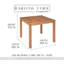 Linear Outdoor Square Teak Dining Table