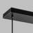 Concow 5-Light Matte Black Kitchen Island Pendant With Clear Globe Glass-367342400