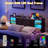 Ortenzia Bed Frame with Storage Headboard, Drawer, Charging Station and LED Light-2034018958-2034018959