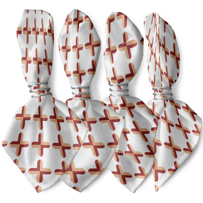 Lado Polyester Geometric Square Napkin