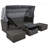 U_Style Outdoor Patio Rectangle Daybed With Retractable Canopy,  Wicker Furniture Sectional Seating With Washable Cushions, Backyard, Porch-1109519288