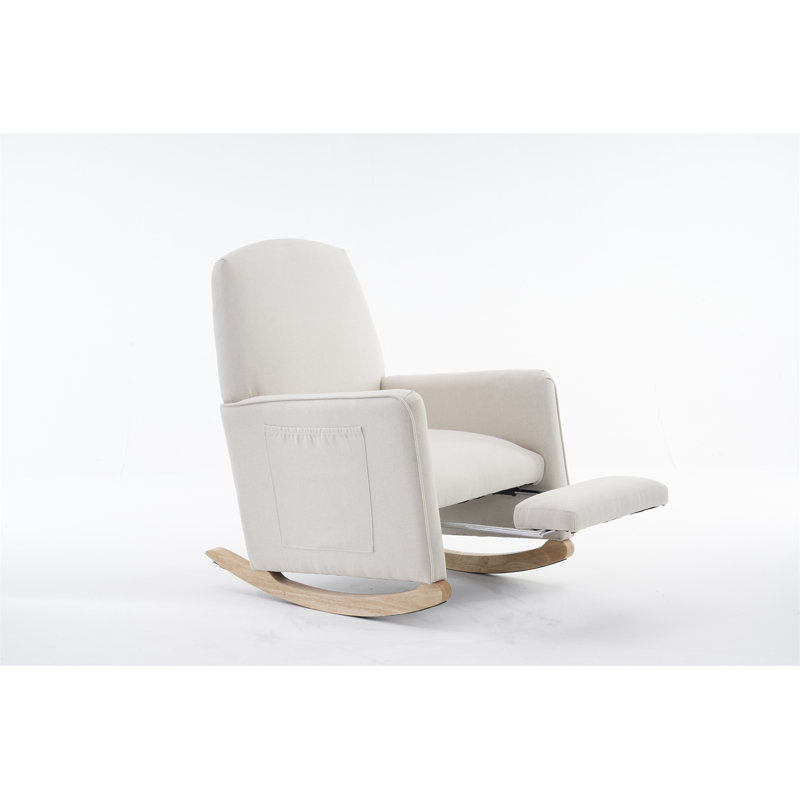 Wood Rocking Chair, Beige, Beige