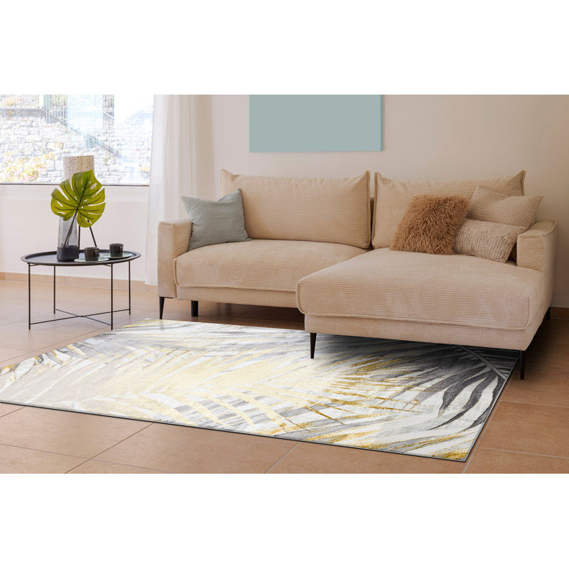 Floral Area Rug, Rectangle 120 x 170cm