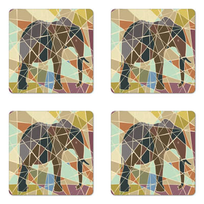 Square 4 Piece Coaster Set