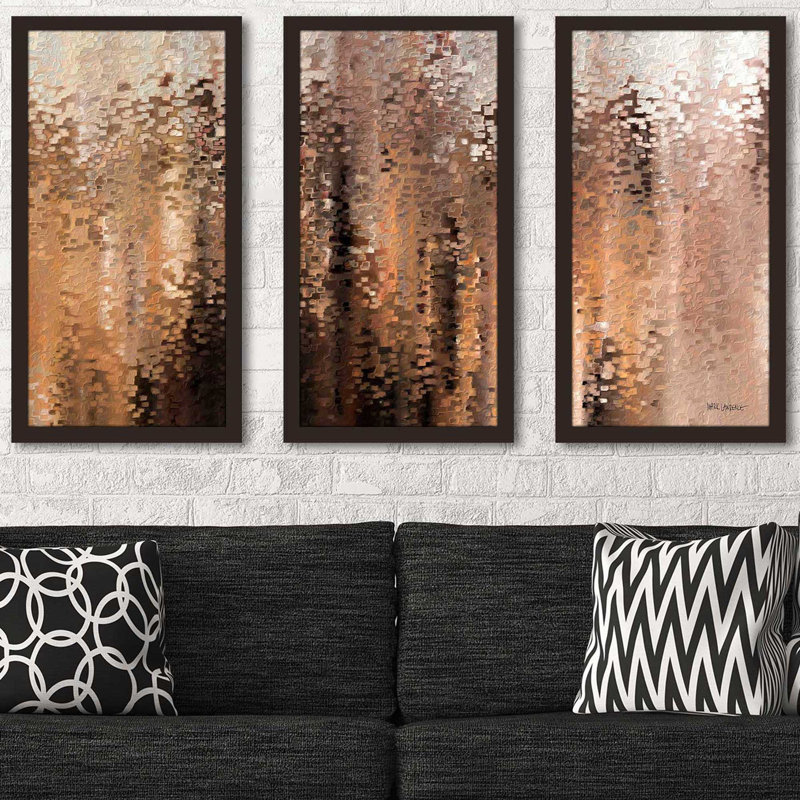«Isaiah 41:10 I Am with You» par Mark Lawrence, ensemble de 3 reproductions d'art sur acrylique