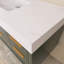 Meuble-lavabo mural simple 48 po avec plateau en marbre-472926339