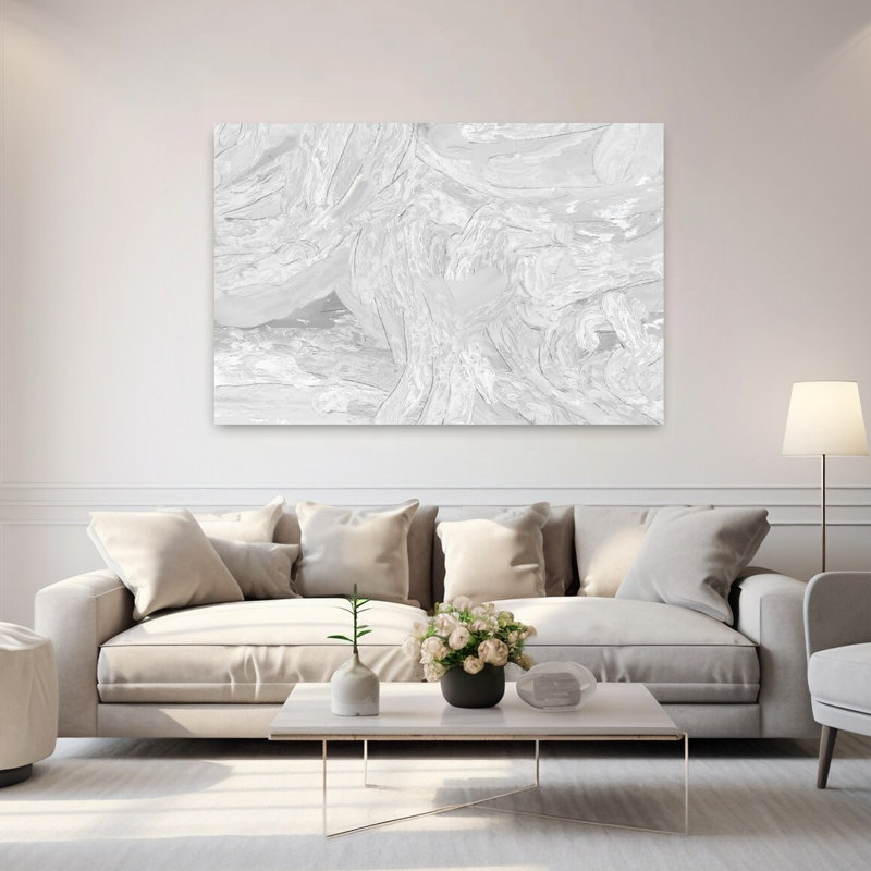 Art contemporain, art contemporain abstrait, H 40 po x l 60 po