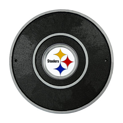 9in.Pittsburgh Steelers Round Personalized Logo Plaque
