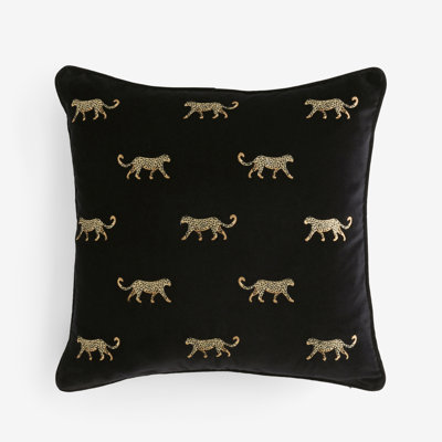 Duma Embroidered Velvet Cushion Cover