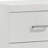 White 2-drawer Nightstand