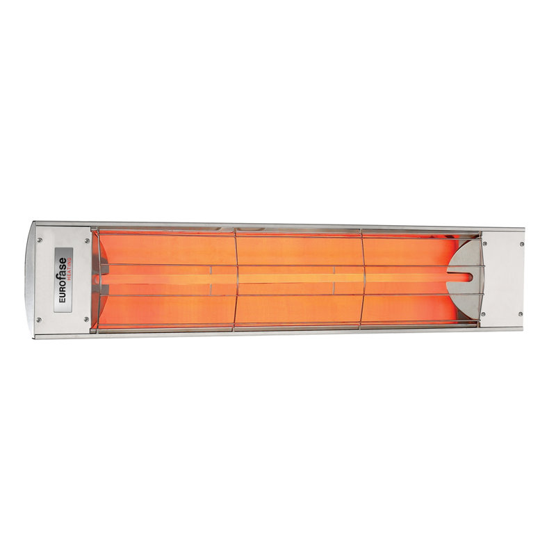 Chauffe-terrasse électrique 39 po Eurofase, Acier Inoxydable