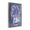 Vase Chinoiserie sur cadre flottant bleu, design par Hannah Byatt