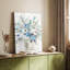 Bouquet contemporain bleu - Cavas enveloppés de galerie-108843096
