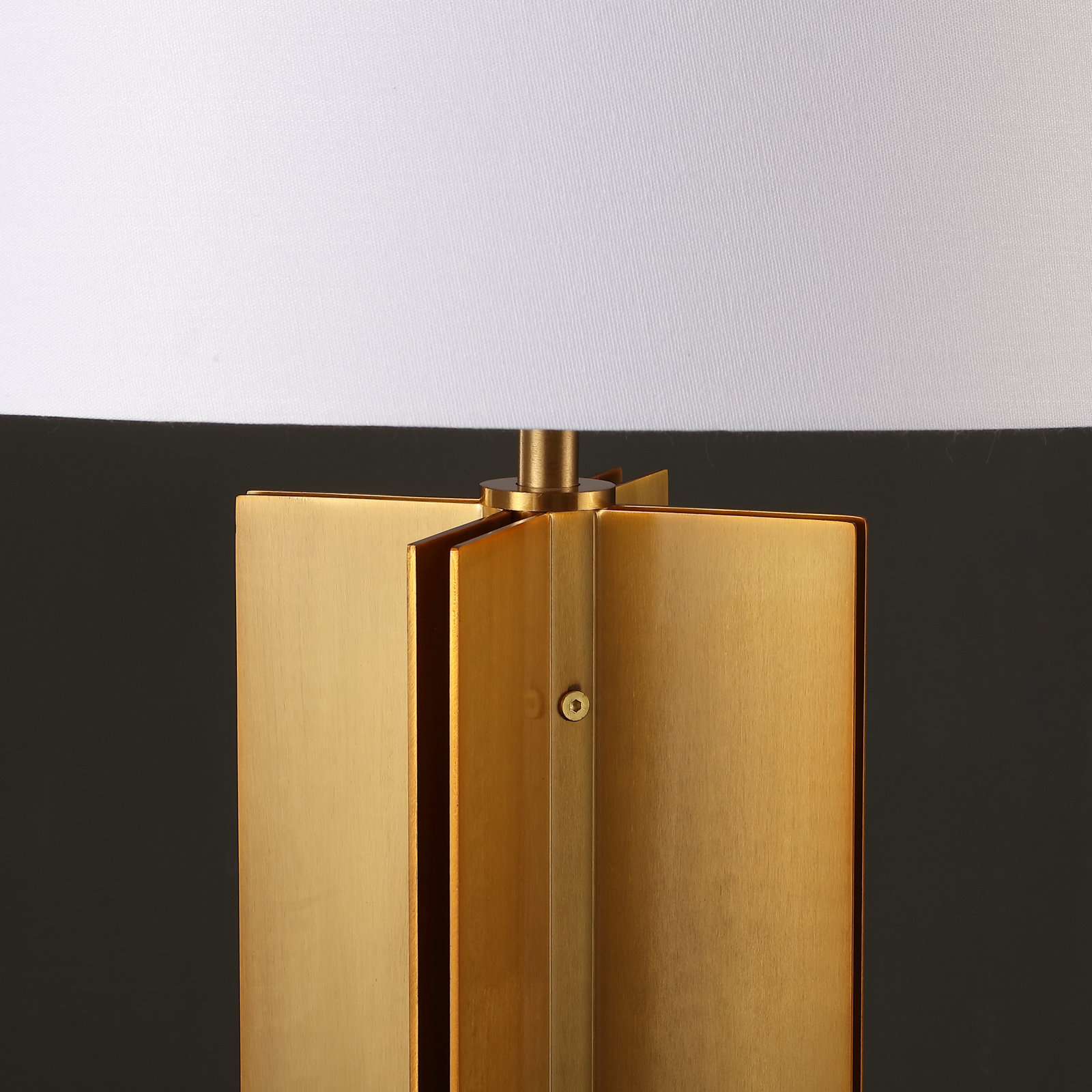 Cityside Metal Table Lamp, Gold