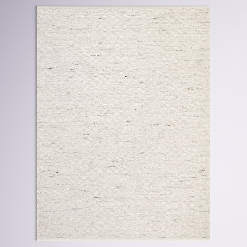 Blairsville Ivory Wool Flat Woven by Hand, Rectangle 8' x 10'