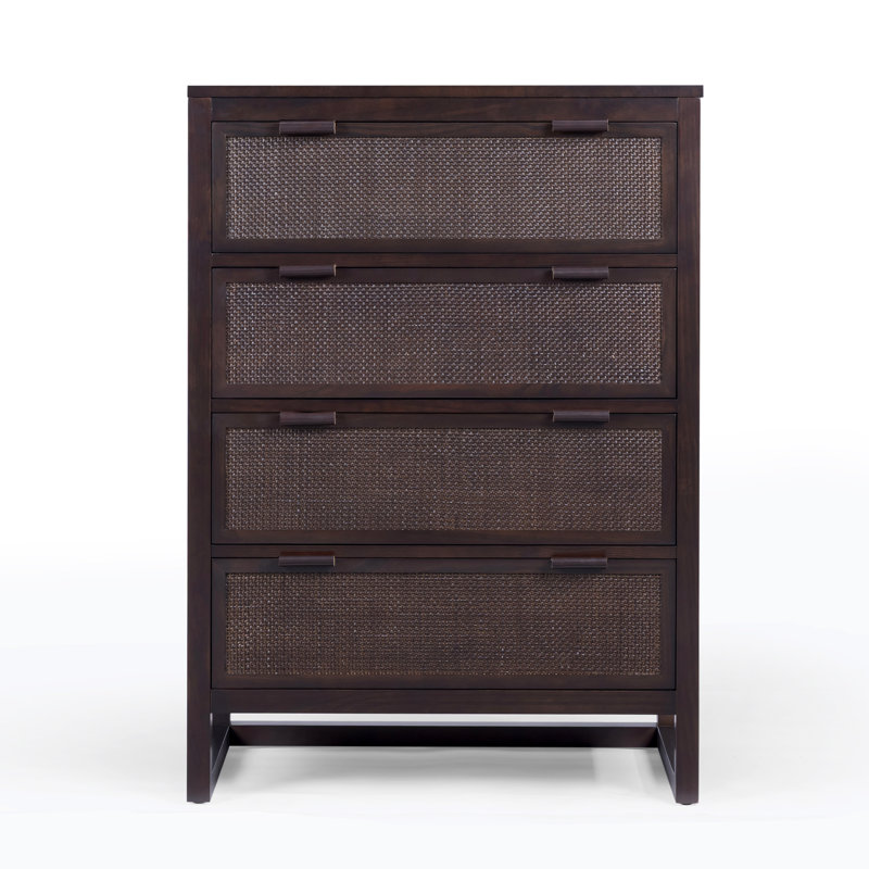 Commode 4 tiroirs Ameer, Espresso