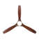 52" Farmhouse Rustic  Led Ceiling Fan With Remote Control
