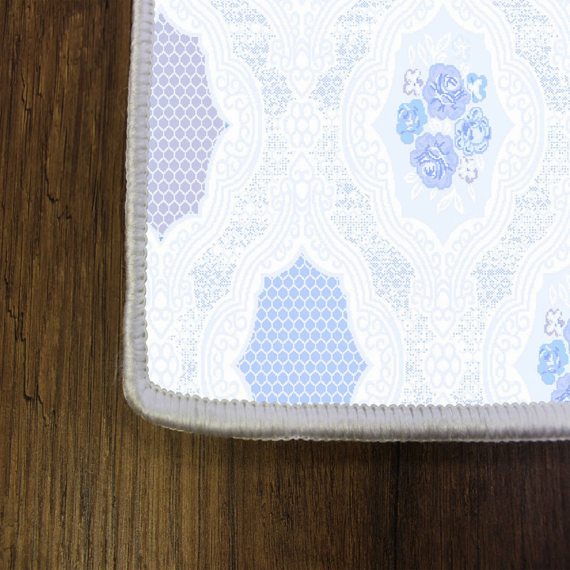 Stylish Hall Carpet 2.6 x 4.9 Feet, 100% Polyester with 8 mm Pile Height | Antibacterial, Non-Slip PVC Felt Dot Underside | Machine Washable, 3D Digital Printing | Perfect for Home Entryways & Living Spaces