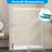 60"W X 76" H Single Sliding Frameless Shower Door With Thickened Upgrade Tempered Glass | Stainless Steel Hardware | Safe, Explosion-Resistant &  Anti-shatter Film | Waterproof Design | Easy to Install | Sturdy & Durable-115141830