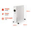 Igenix 2500W Oil Filled Radiator White