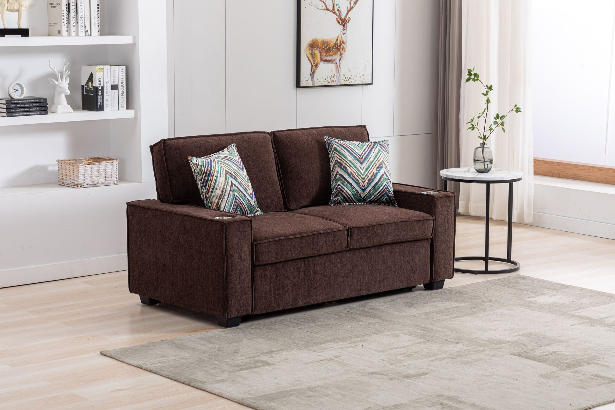 Ebern Designs Elyse Chenille Loveseat - Wayfair Canada