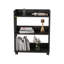Small Bookshelf and Bookcase, 3 Tier Wood Nightstand with Wheels-441349767
