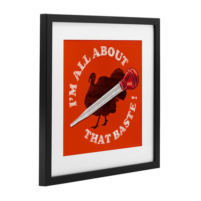 All About That Baste Framed Print Under Glass, design by Jedco Brands, Inc.