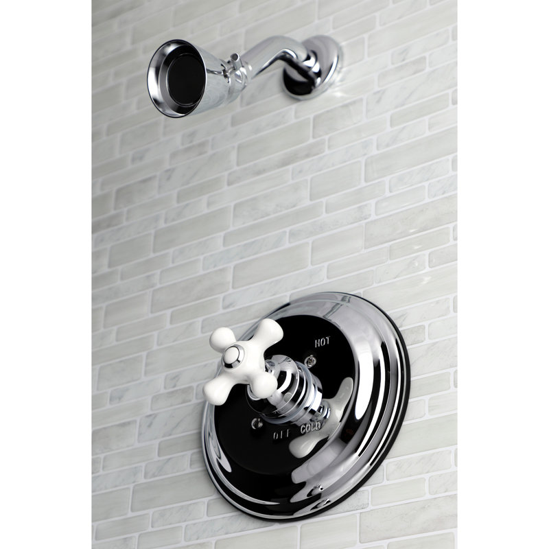 Robinet de douche à pression équilibrée Kingston, Chrome poli