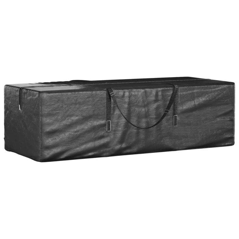 Sac de rangement pour arbre de Noël vidaXL en polyéthylène noir grand