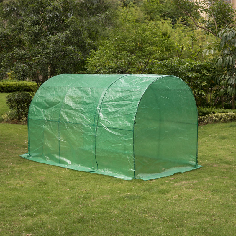 Green Outdoor Portable Garden Plant Walk-in Greenhouse And Garden Hot House Waterproof