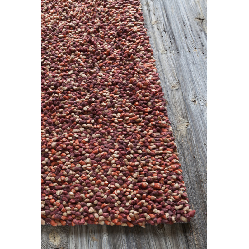 Gems Blue/Gray Area Rug, Rectangle 7'9" x 10'6", Brown/Red