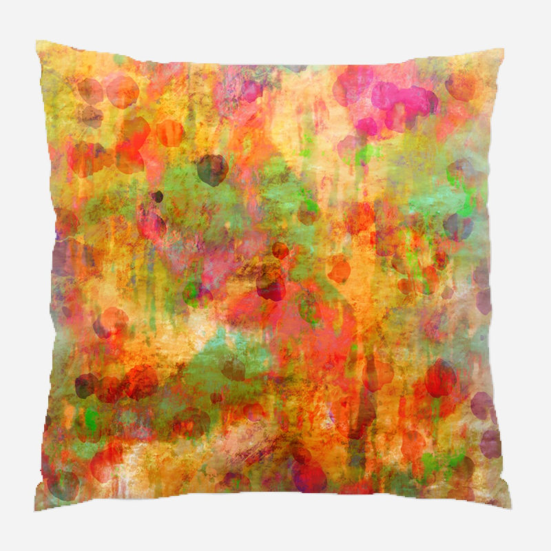 Coussin abstrait Capra, Microsuède, Intérieur