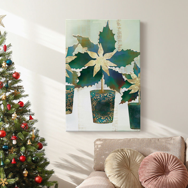 Art des Fêtes de Noël - Toile tendue avec châssis Dcccxxxv, H 18 po x l 12 po
