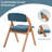 Dining Folding Chair with Linen Seat-1430048512